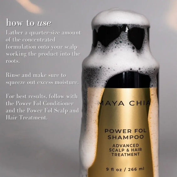 Power Fol™ Shampoo - Advanced Scalp & Hair Treatment Maya Chia